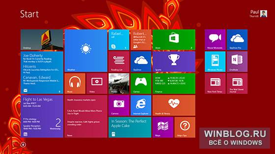 Персонализация начального экрана Windows 8.1