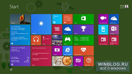 Персонализация начального экрана Windows 8.1