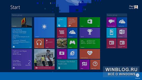 Персонализация начального экрана Windows 8.1