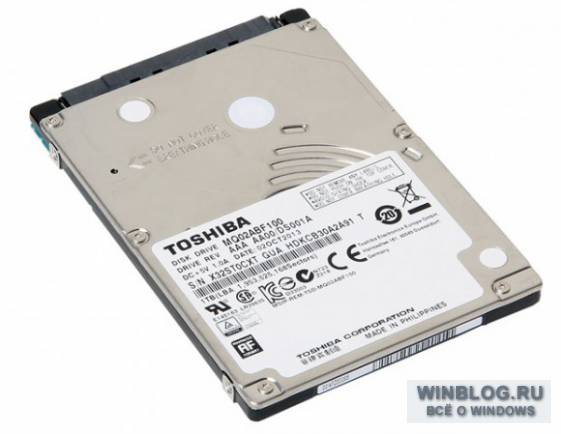 Toshiba выпустила мобильные HDD повышенной емкости