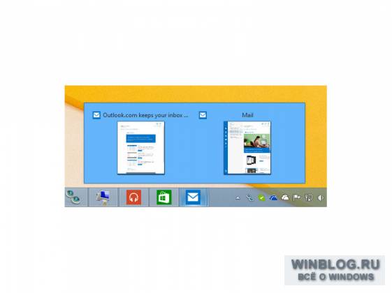 Многоэкранные превью Metro-приложений в Windows 8.1 Update 1