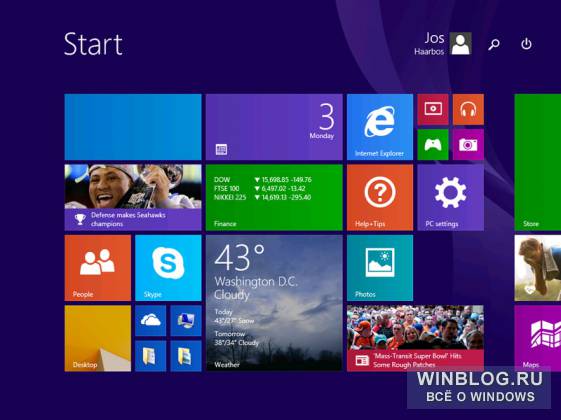 Windows 8.1 with Bing: операционная система для бюджетных планшетов