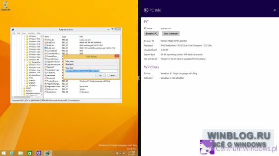 Windows 8.1 with Bing утекла в Сеть