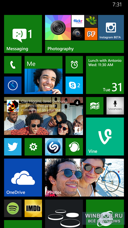 Windows Phone 8.1 Update будут ставить на планшеты
