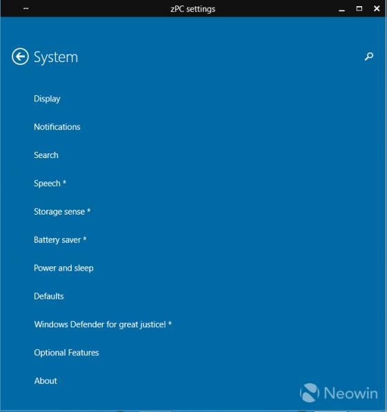 Metro-интерфейс в Windows 10 может вытеснить Панель управления