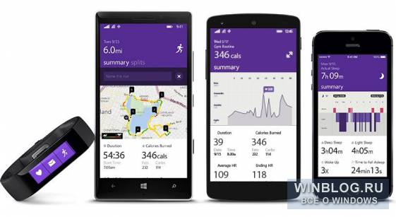 Microsoft Band: «умный» браслет для фитнеса