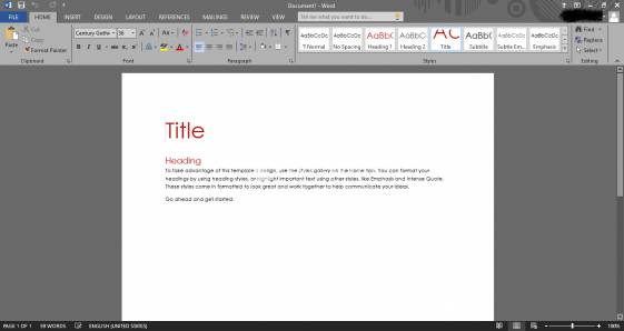 Microsoft Office 2016: новые скриншоты