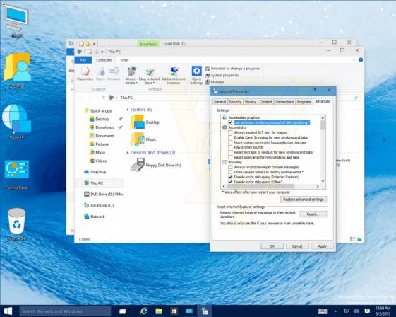 Новые скриншоты сборки Windows 10 номер 10022