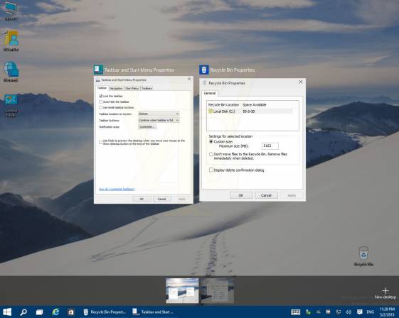 В Windows 10 обновили панель Task View