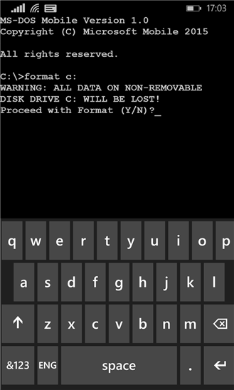 MS-DOS Mobile: новое слово в мобильных операционных системах