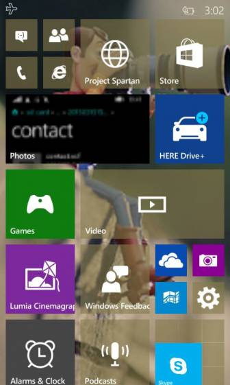 Windows 10 для смартфонов: скриншоты сборки 10070