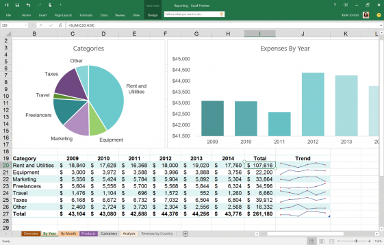 Office 2016 Preview можно протестировать