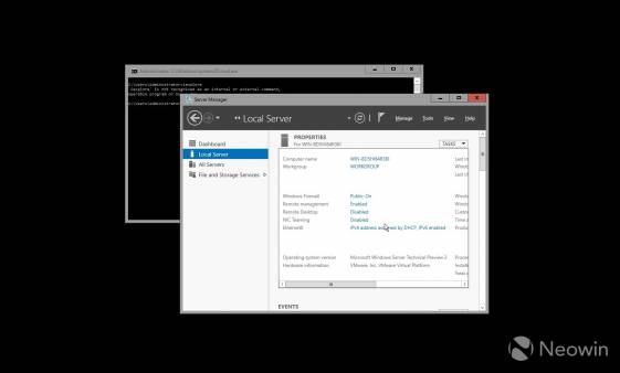 Новый Windows Server – вторая тестовая версия
