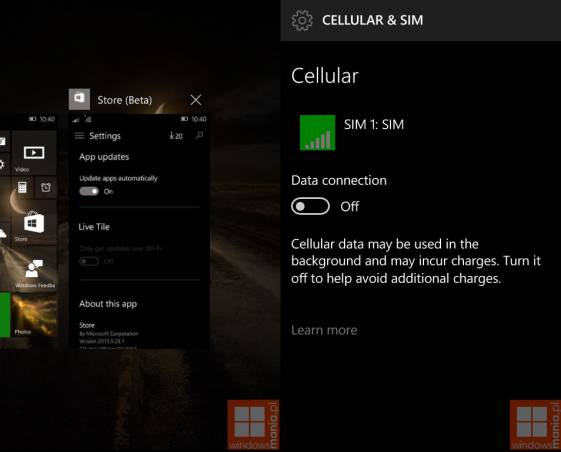 Windows 10 Mobile: новые скриншоты