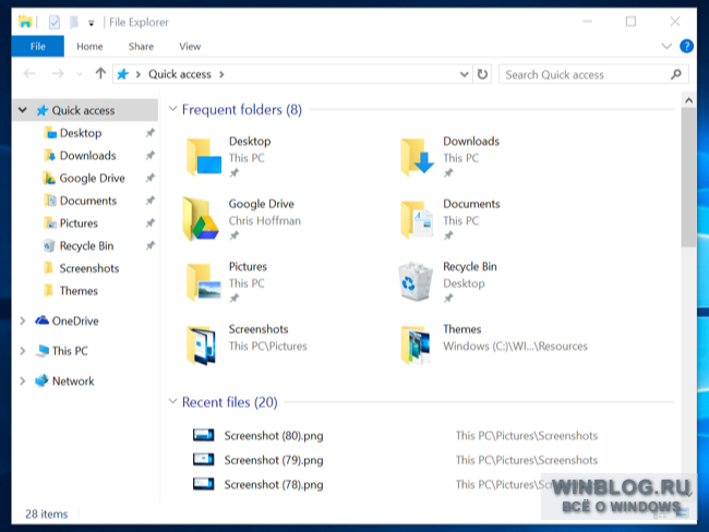 Десять малоизвестных новых функций Windows 10