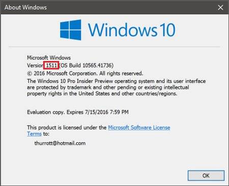 Windows 10 получит "осеннее обновление"