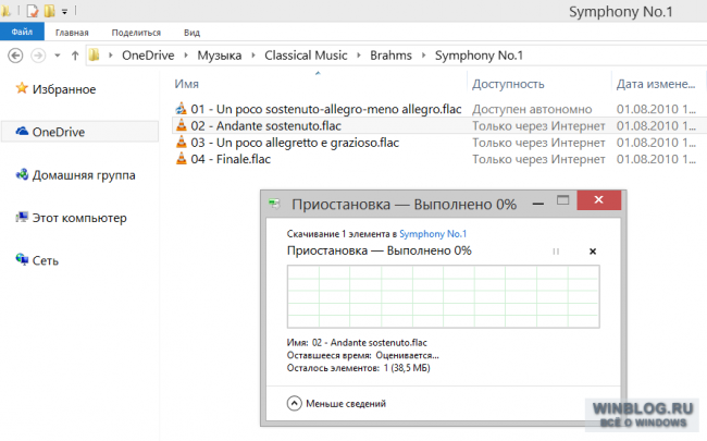 Заглушки в OneDrive возвращаются официально