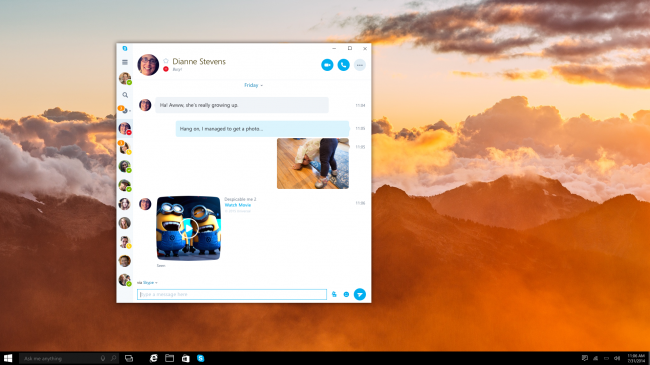 Skype для Windows 10 переводят на универсальную платформу