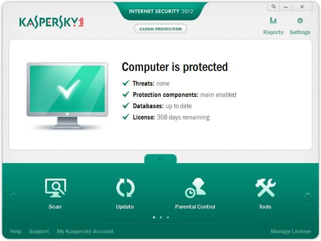 Kaspersky Internet Security 6.0.2.614 - защита от интернет-угроз