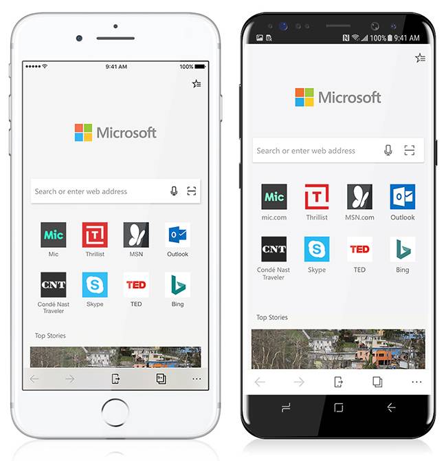 Microsoft Edge будет на Android и iOS