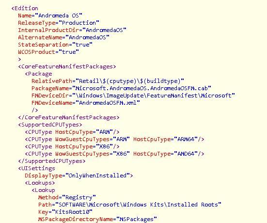 Windows Andromeda: новое упоминание